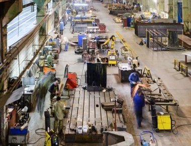 Αυξηση 12,9% στη βιομηχανία τον Νοέμβριο